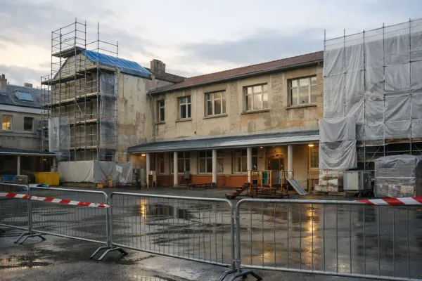 École parisienne en rénovation