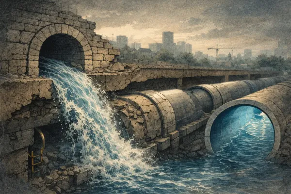 Aqueduc et conduite d’eau