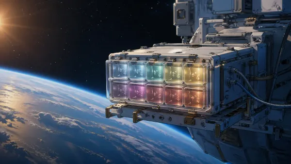 Illustration - instrument spatial en orbite