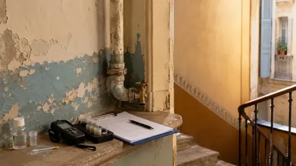 Diagnostic plomb dans un immeuble ancien