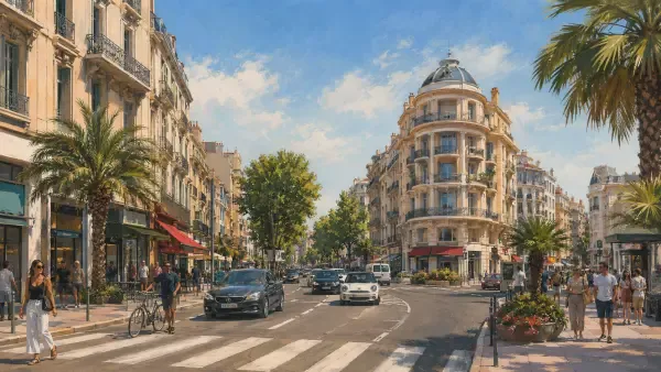Vitrines du boulevard Carnot