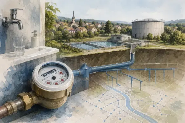 Compteur d'eau potable
