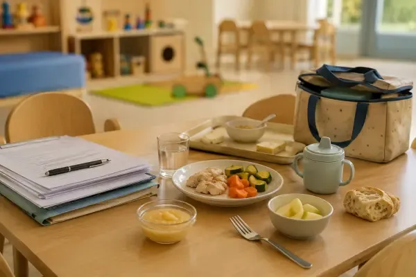 Repas de crèche à Montfermeil