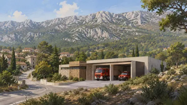 Caserne près de la Sainte-Victoire