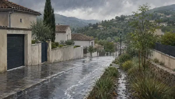 Illustration - Pluie et urbanisme à Pégomas