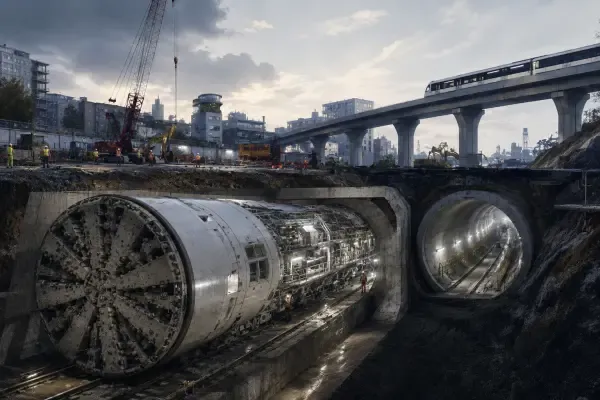 Illustration - Tunneliers de la ligne C