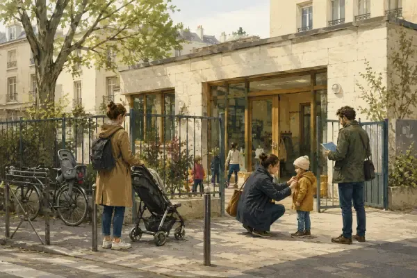 Illustration de crèche à Clichy