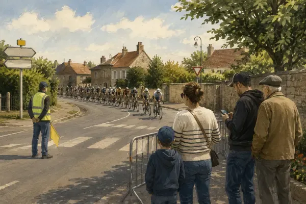 Peloton junior dans l’Eure