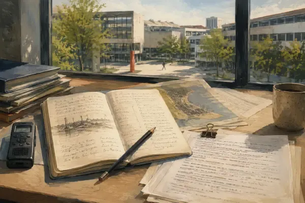 Chercheuses sur le campus de Nanterre