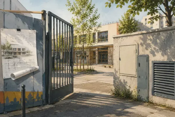 École en chantier aux Alagniers