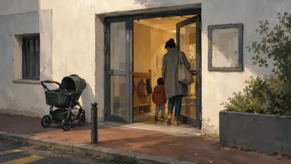 Illustration de crèche municipale