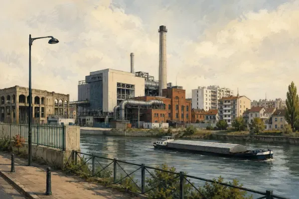 Illustration - centrale aux Ardoines