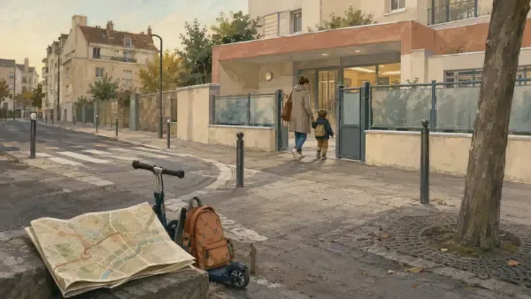 Crèche et trajet du matin