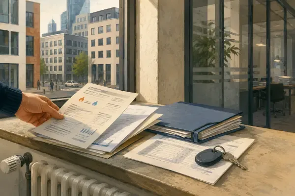 Illustration - Bureaux et factures d’énergie