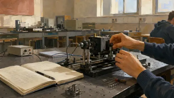 Paillasse de travaux pratiques quantiques