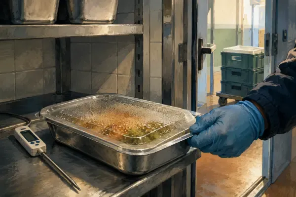 Barquettes de cantine au froid