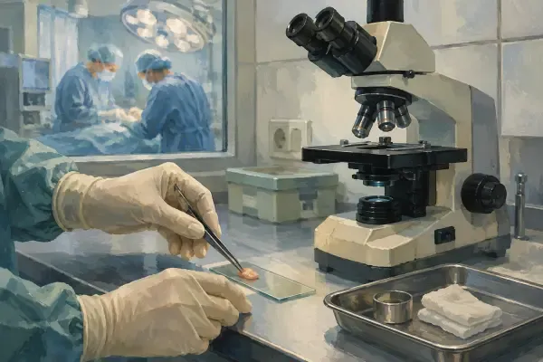 Microscope au bloc opératoire