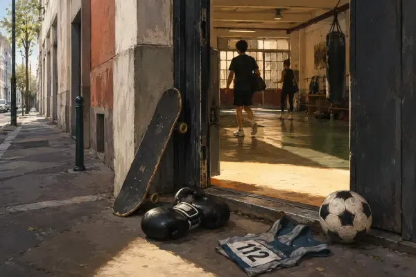 Illustration - Skate, boxe et sport inclusif