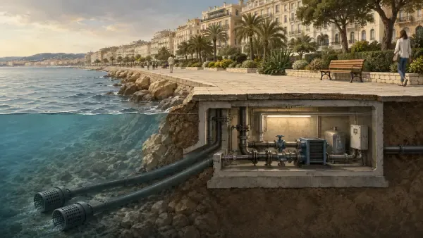 Illustration - Centrale marine sous la Croisette
