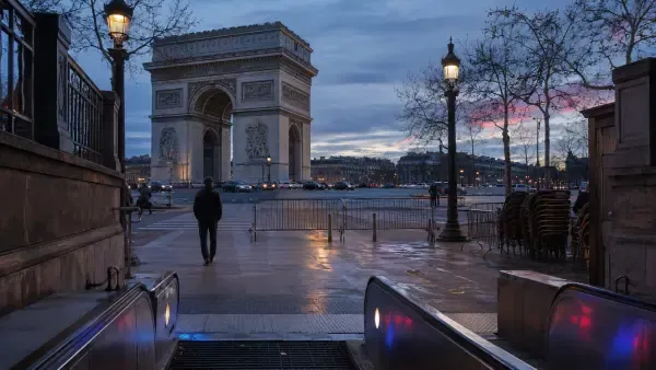 Champs-Élysées avant une finale