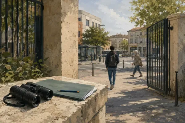 Chercheurs sur le campus