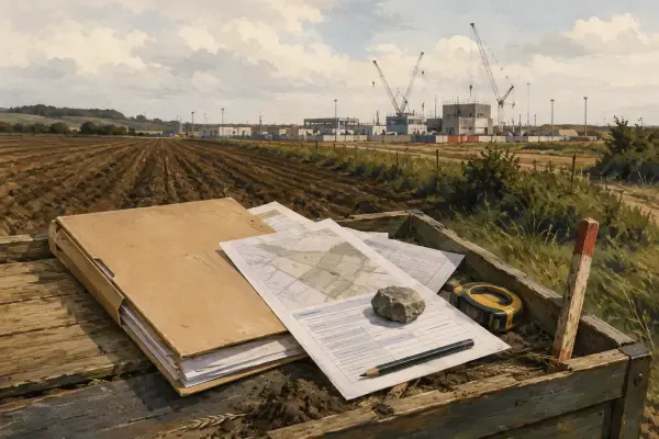 Illustration de terres agricoles à Penly
