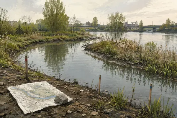 Bras mort de Seine à Limay