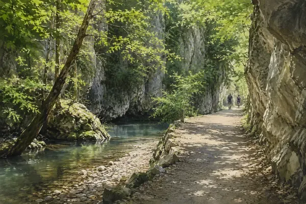 Promenade rouverte dans les gorges