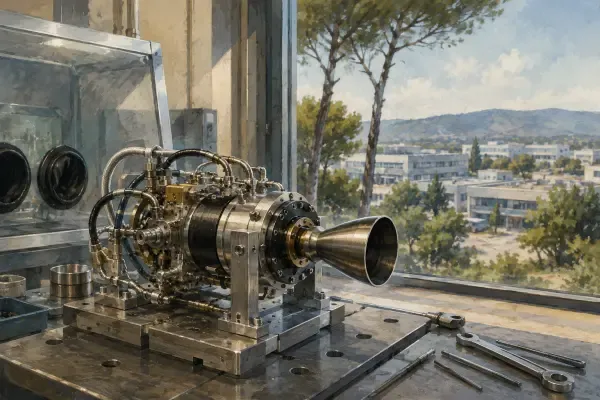 Satellite en orbite au-dessus de Sophia