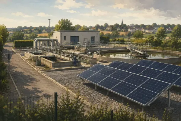 Station d’épuration solaire à Gravigny