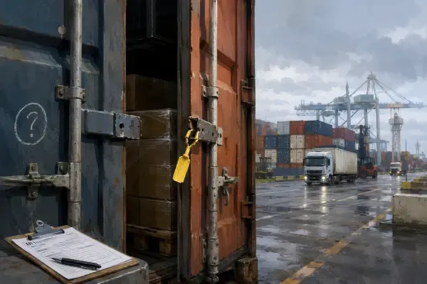 Illustration - Conteneurs au port du Havre