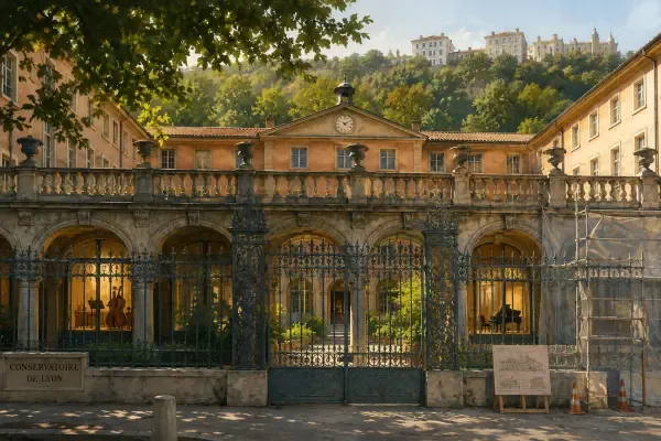 Illustration - Conservatoire de Lyon en rénovation