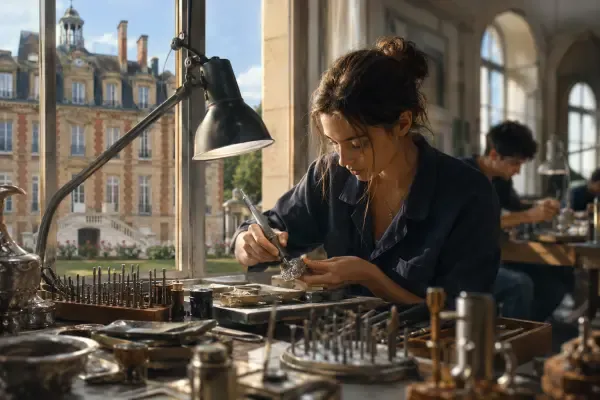 Atelier d’orfèvrerie au château