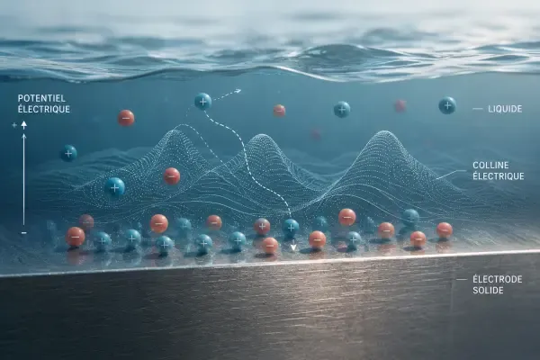 Interface électrode liquide invisible