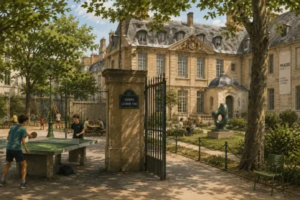 Illustration - Jardin de sculptures Picasso