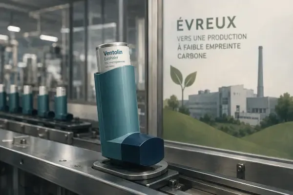 Inhalateur en atelier pharmaceutique