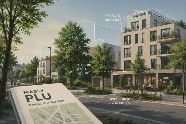 Illustration - Plan urbain de Massy