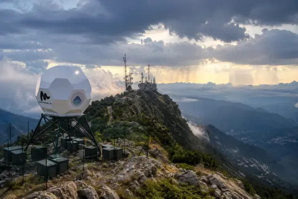 Radar météo au-dessus des vallées