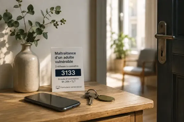 Téléphone près d’une porte