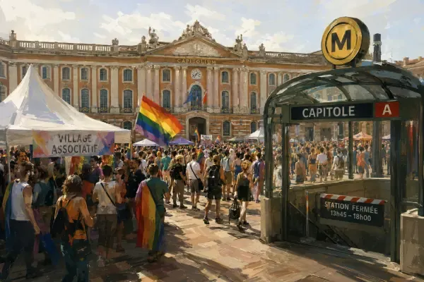 Marche au Capitole à Toulouse