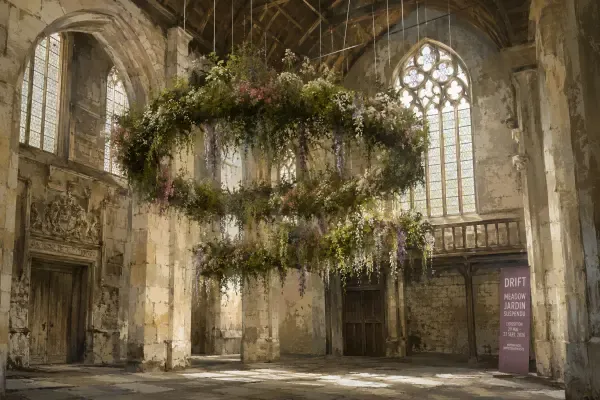 Église sous jardin suspendu