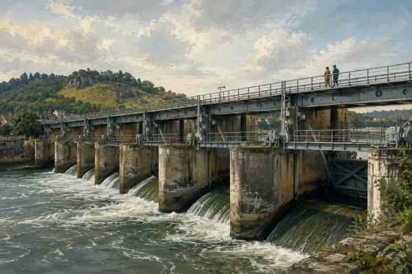 Illustration - Barrage de Poses sur la Seine