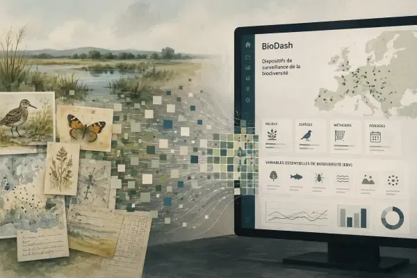 Illustration - tableau de biodiversité