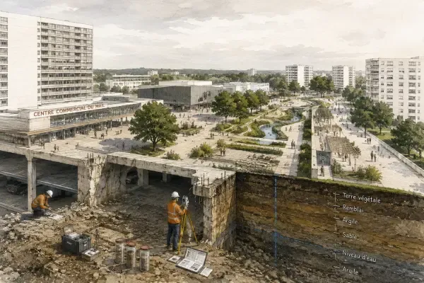 Illustration du quartier du Mail