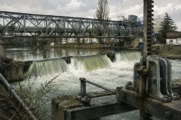 Illustration - barrage sur la Marne