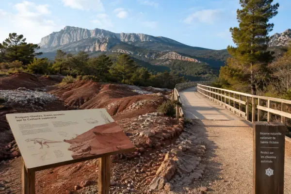Sentier protégé à Sainte-Victoire
