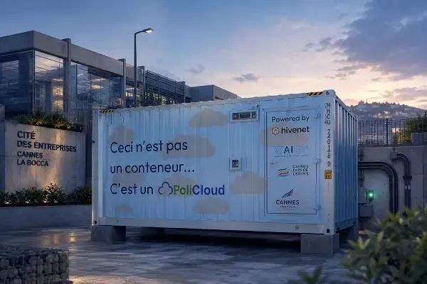 Conteneur numérique à Cannes-La Bocca