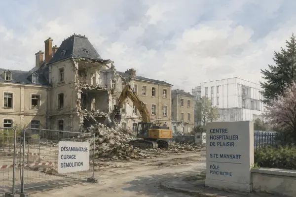Illustration - Ancien bâtiment hospitalier