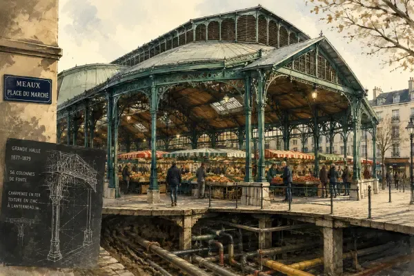 Illustration - Grande Halle de marché