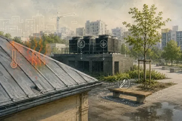 Toits et capteurs urbains